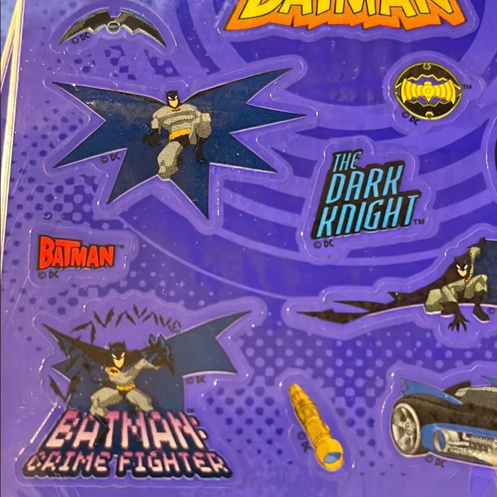 The Batman stickers -Set of 8 - Still Sealed!